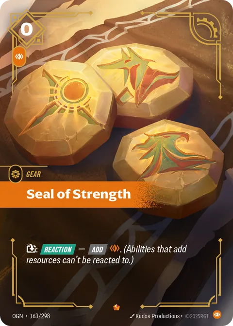 Seal of Strength, carte ogn-163-298 de Origins