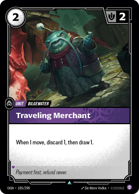 Traveling Merchant, card ogn-185-298 from Origins