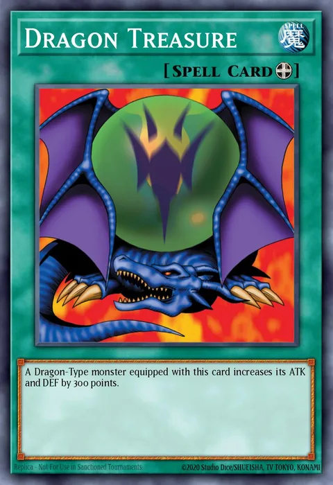Dragon Treasure, card SDJ-038 from Starter Deck: Joey