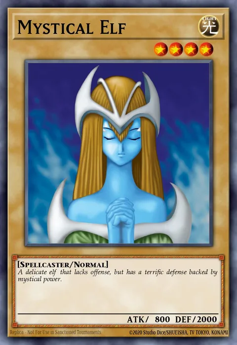 Mystical Elf, card YGLD-ENA14 from Yugi's Legendary Decks