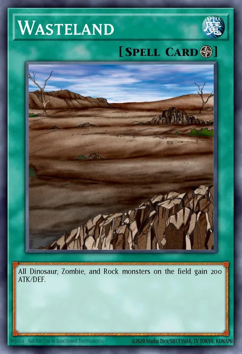 Wasteland, carte SBLS-EN036 de Speed Duel: Arena of Lost Souls