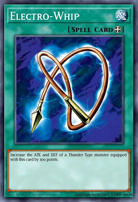 Electro-Whip, card LOB-EN093 from Legend of Blue Eyes White Dragon