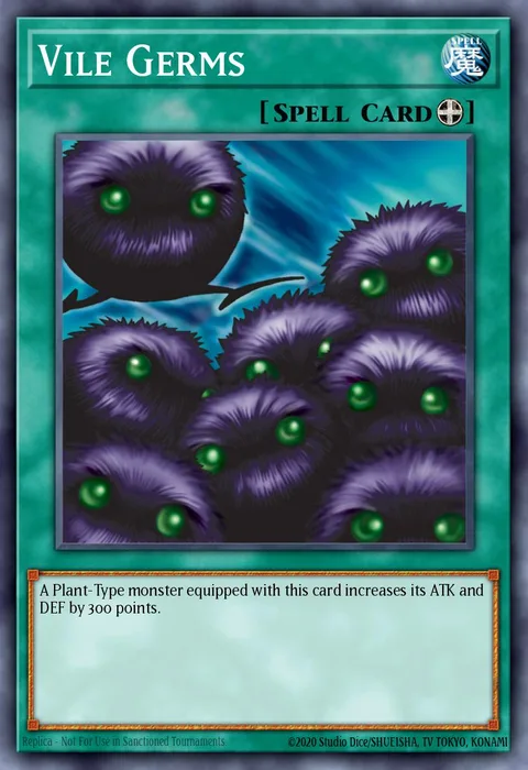 Vile Germs, card LOB-090 from Legend of Blue Eyes White Dragon
