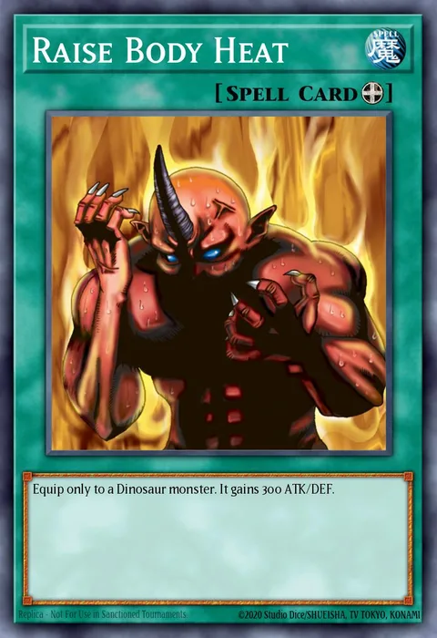 Raise Body Heat, card SS03-ENA17 from Speed Duel Starter Decks: Ultimate Predators