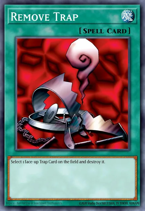 Remove Trap, carte SYE-033 de Starter Deck: Yugi Evolution