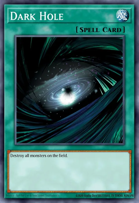 Dark Hole, card TU05-EN001 from Turbo Pack: Booster Five