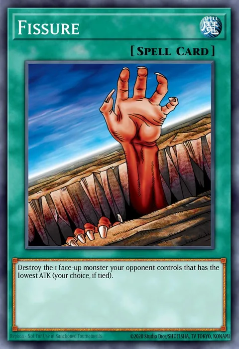Fissure, carte SYE-028 de Starter Deck: Yugi Evolution