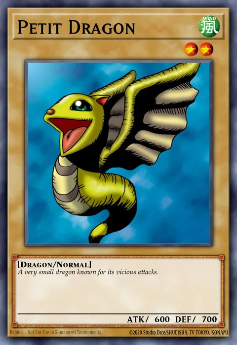 Petit Dragon, carte LOB-024 de Legend of Blue Eyes White Dragon
