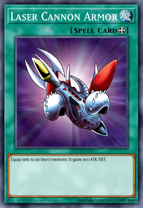 Laser Cannon Armor, card SS03-ENB16 from Speed Duel Starter Decks: Ultimate Predators
