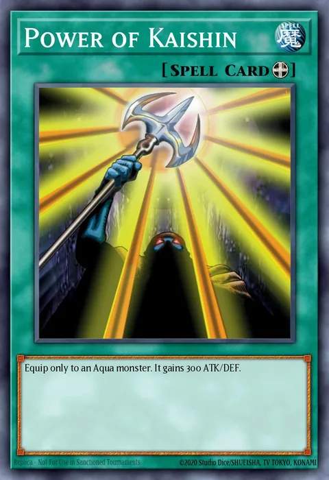 Power of Kaishin, card LOB-EN044 from Legend of Blue Eyes White Dragon