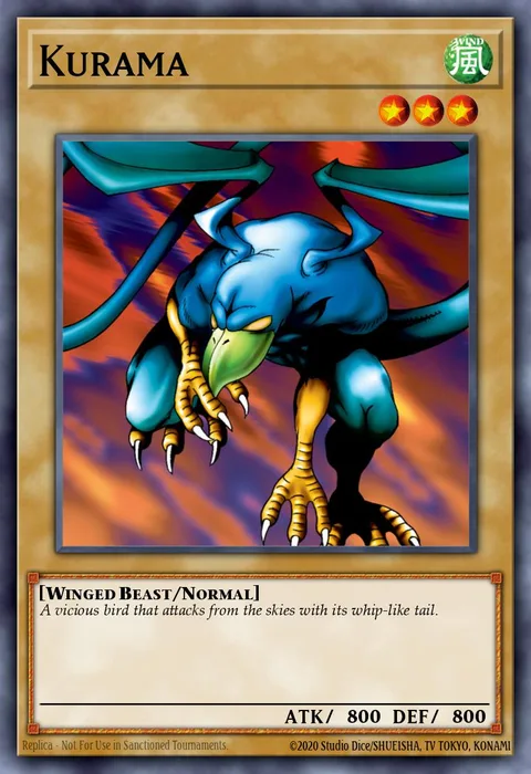 Kurama, carte LOB-039 de Legend of Blue Eyes White Dragon