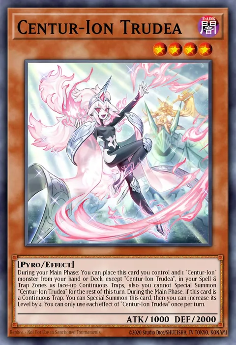 Centur-Ion Trudea, card VASM-EN017 from Valiant Smashers