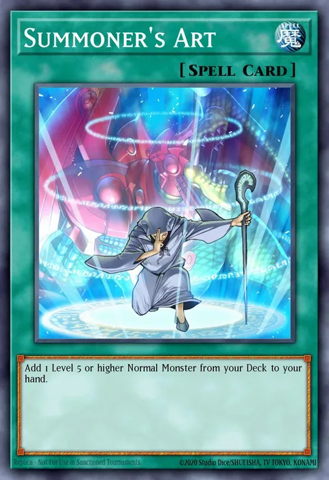 Summoner's Art, card SDMP-EN030 from Master of Pendulum Structure Deck