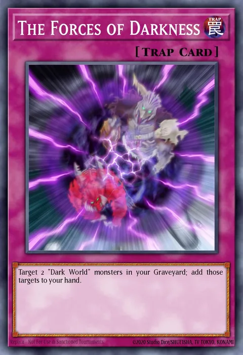 The Forces of Darkness, carte SDGU-EN032 de Gates of the Underworld Structure Deck