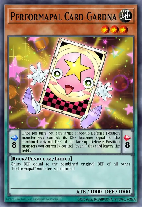Performapal Card Gardna, carte ROTD-EN082 de Rise of the Duelist