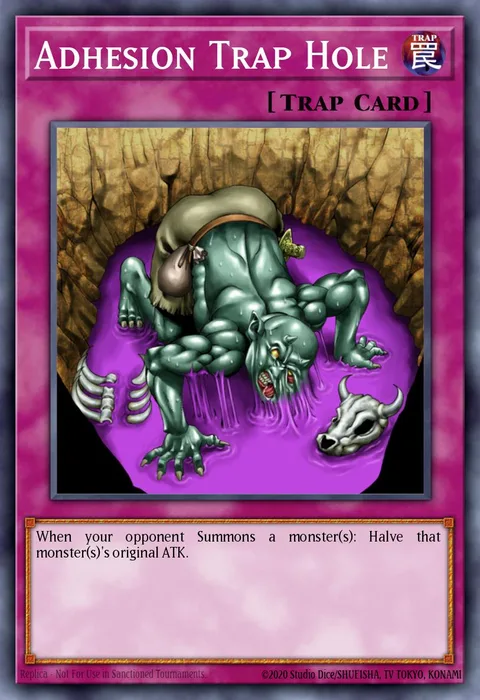 Adhesion Trap Hole, card LCJW-EN274 from Legendary Collection 4: Joey's World Mega Pack