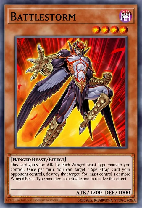 Battlestorm, carte RGBT-EN000 de Raging Battle