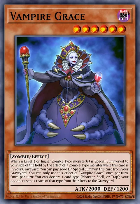 Vampire Grace, card SHSP-EN031 from Shadow Specters