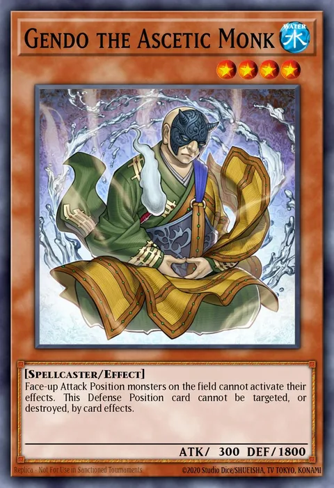 Gendo the Ascetic Monk, carte SHVI-EN041 de Shining Victories
