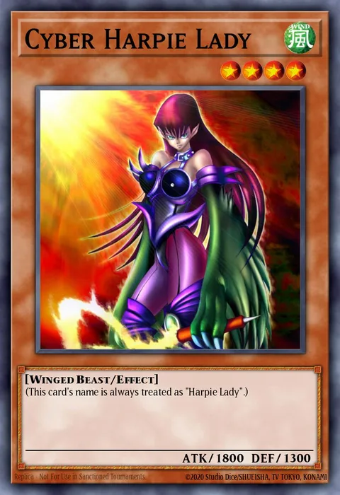 Cyber Harpie Lady, card LDS2-EN067 from Legendary Duelists: Season 2