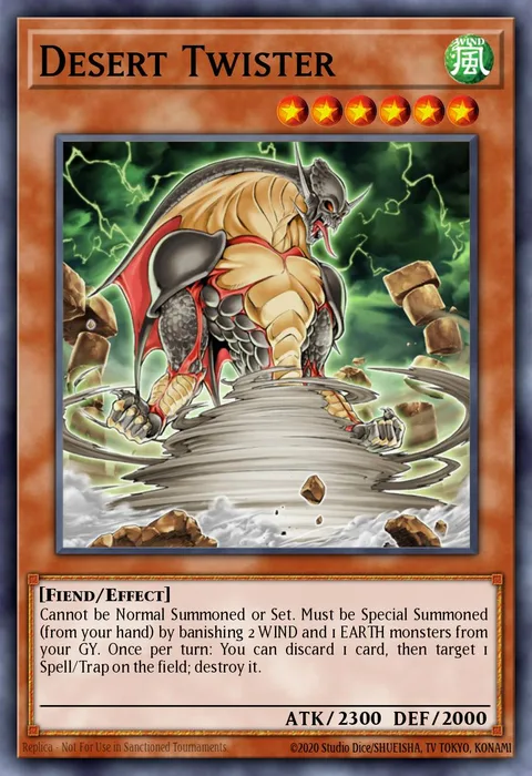 Desert Twister, card STP5-EN022 from Speed Duel Tournament Pack 5