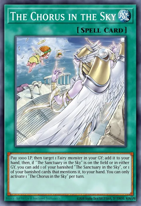 The Chorus in the Sky, card GFP2-EN012 from Ghosts From the Past: The 2nd Haunting