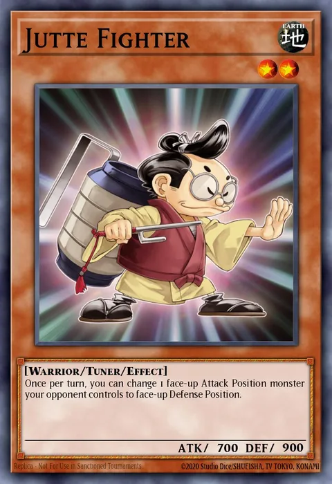 Jutte Fighter, card TDGS-EN012 from The Duelist Genesis