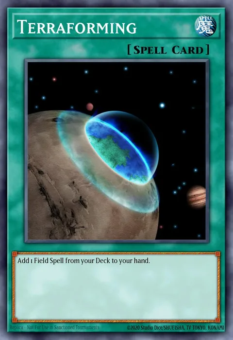 Terraforming, card SDLS-EN025 from Lost Sanctuary Structure Deck
