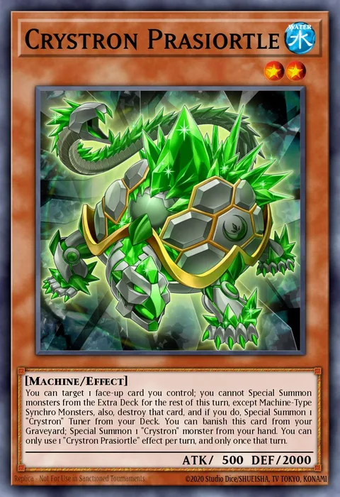 Crystron Prasiortle, card INOV-EN017 from Invasion: Vengeance