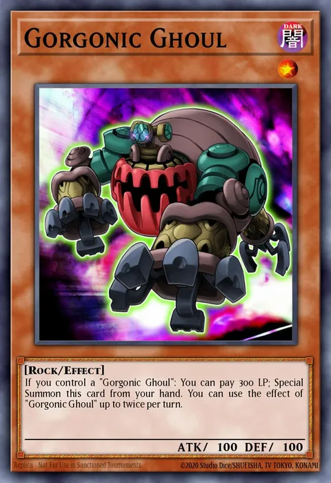Gorgonic Ghoul, carte LVAL-EN013 de Legacy of the Valiant