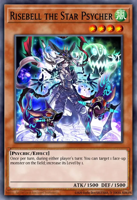 Risebell the Star Psycher, carte SHSP-EN044 de Shadow Specters