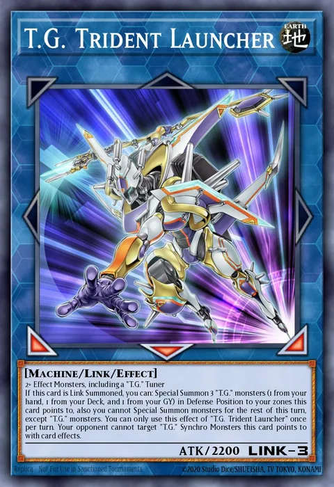 T.G. Trident Launcher, carte OP23-EN009 de OTS Tournament Pack 23