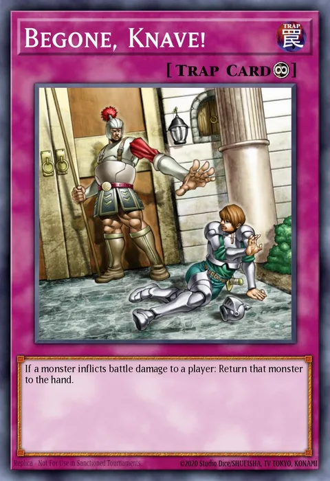Begone, Knave!, carte GLD2-EN047 de Gold Series 2009