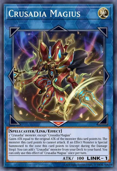 Crusadia Magius, card CYHO-EN042 from Cybernetic Horizon