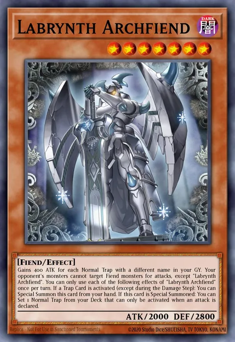 Labrynth Archfiend, card TAMA-EN015 from Tactical Masters