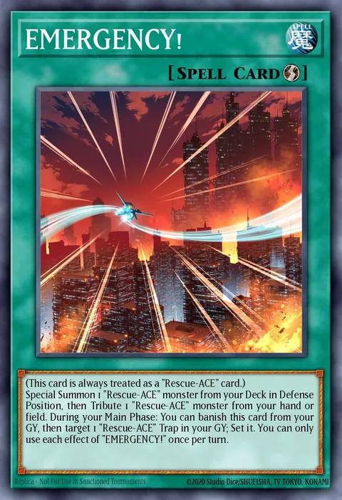 EMERGENCY!, carte OP23-EN010 de OTS Tournament Pack 23