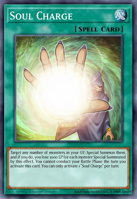 Soul Charge, carte DLCS-EN016 de Dragons of Legend: The Complete Series