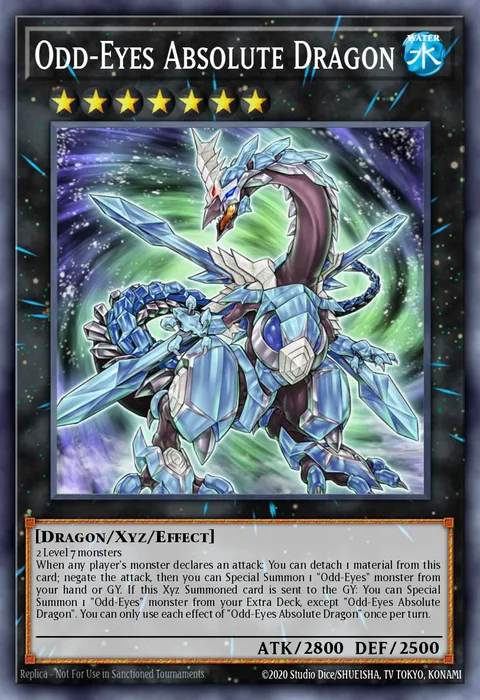 Odd-Eyes Absolute Dragon, carte LAVD-ENO28 de Legendary Arc-V Decks