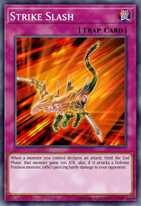 Strike Slash, carte BP02-EN189 de Battle Pack 2: War of the Giants