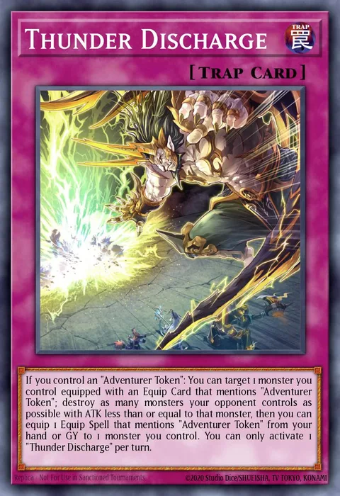 Thunder Discharge, card GRCR-EN035 from The Grand Creators