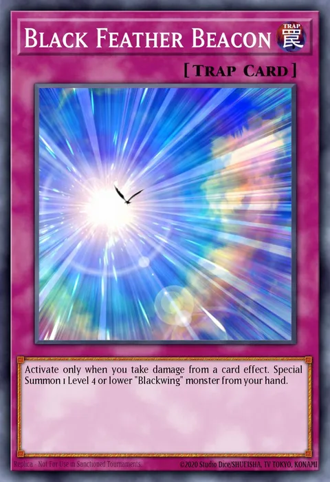 Black Feather Beacon, carte DP11-EN029 de Duelist Pack: Crow