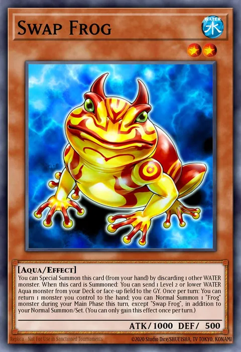 Swap Frog, carte SOVR-EN034 de Stardust Overdrive