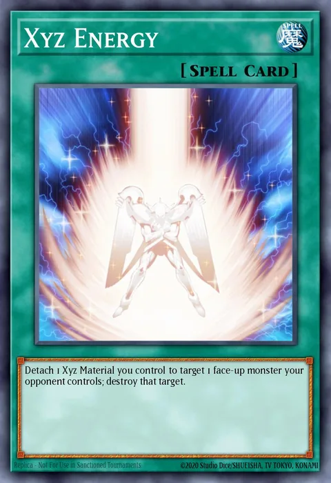 Xyz Energy, card YS12-EN021 from Starter Deck: Xyz Symphony