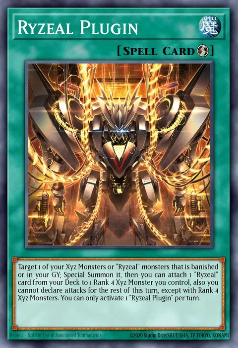 Ryzeal Plugin, card CRBR-EN008 from Crossover Breakers