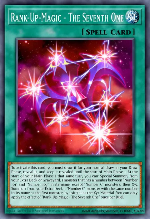 Rank-Up-Magic - The Seventh One, card PRIO-EN058 from Primal Origin