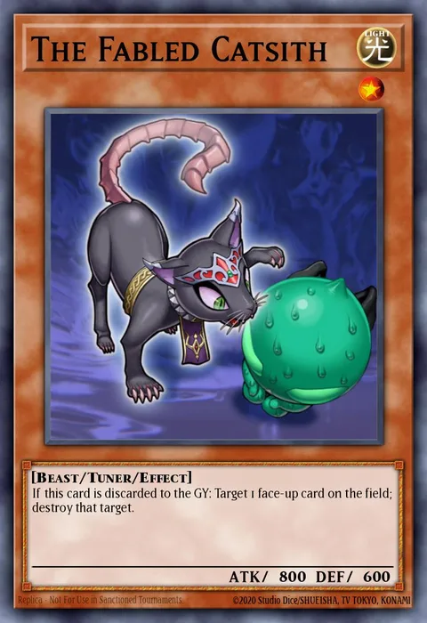 The Fabled Catsith, carte HA04-EN007 de Hidden Arsenal 4: Trishula's Triumph