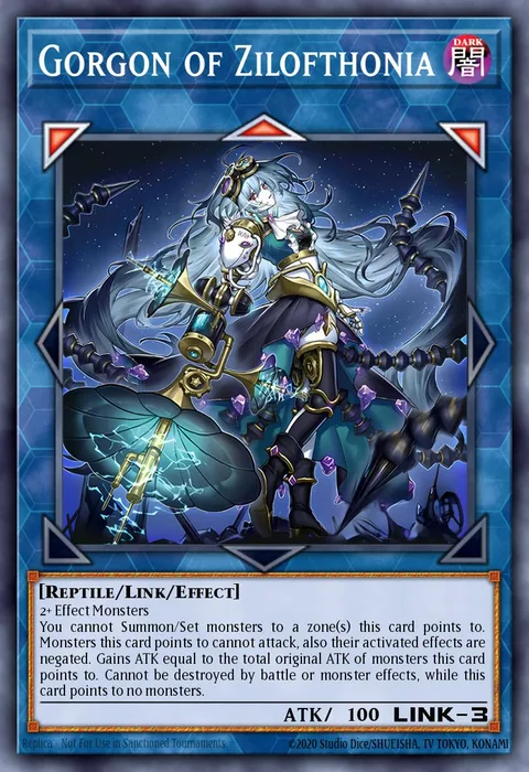 Gorgon of Zilofthonia, card WI26-EN019 from Winner's Pack 2026-2027