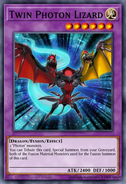 Twin Photon Lizard, card SP14-EN020 from Star Pack 2014