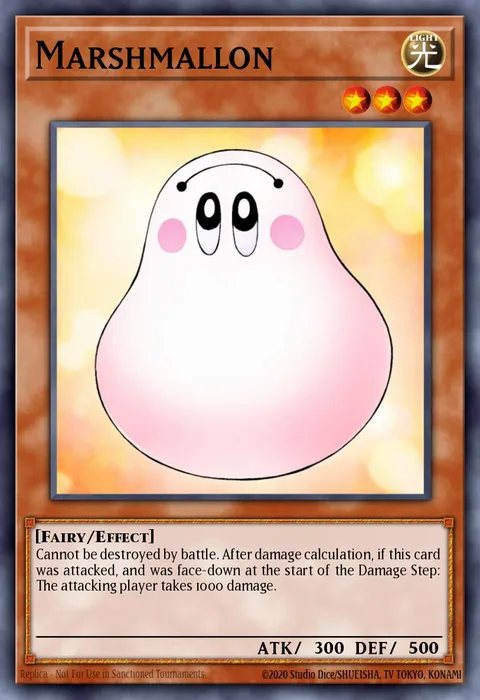 Marshmallon, card YS18-EN017 from Starter Deck: Codebreaker