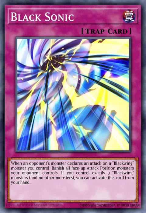 Black Sonic, carte DLCS-EN032 de Dragons of Legend: The Complete Series
